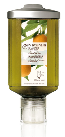 Naturals hair & bodywash 300ml Press & Wash