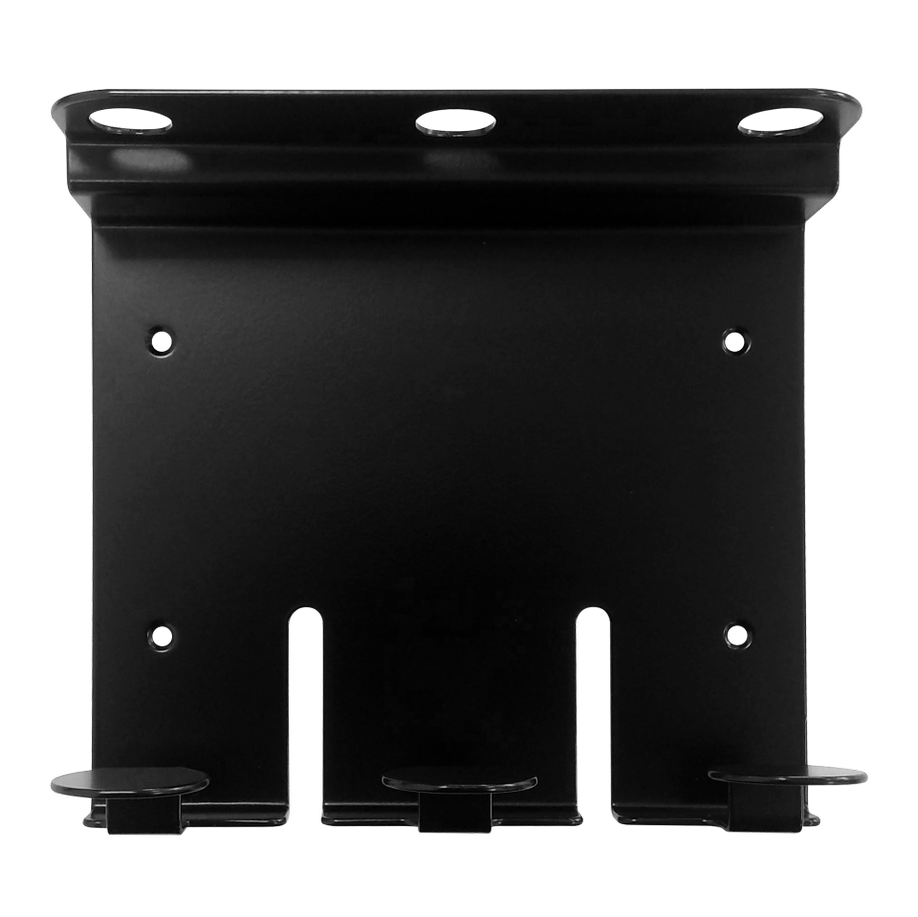 Houder zwart voor 3 x 475ml pomp van The Spa Collection