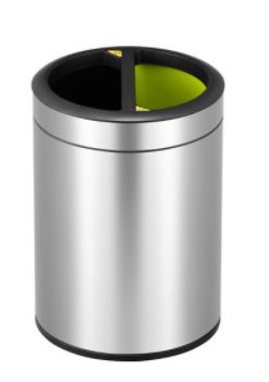Ronde afvalbak 2x5L