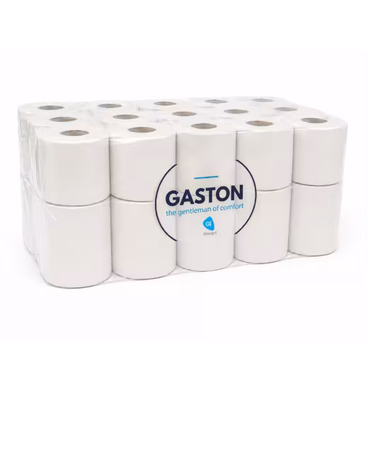 GASTON Traditioneel Toiletpapier 2-laags – 400 vellen | 40 rollen