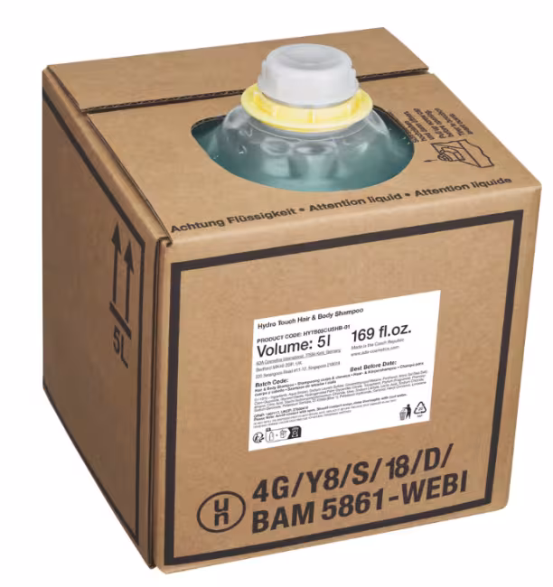 Hydro Touch hair & bodywash + pomp 5L navulling