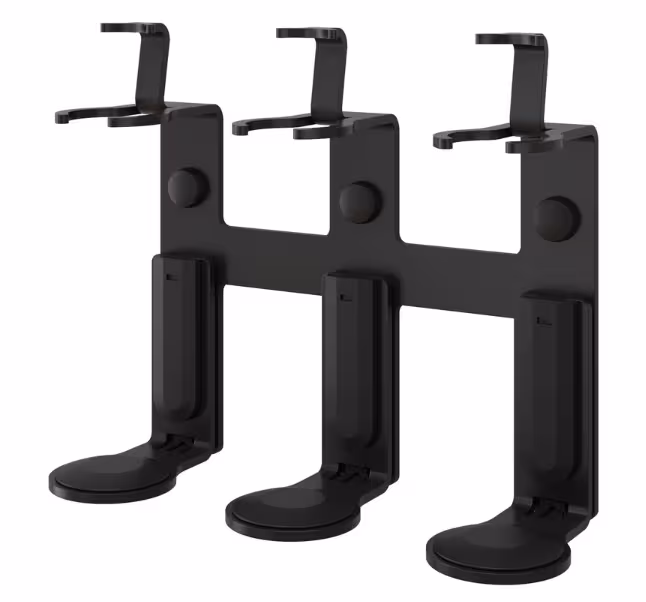 Houder 500ml pomp zwart trippel