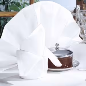 Servet satijnband polyester zwart