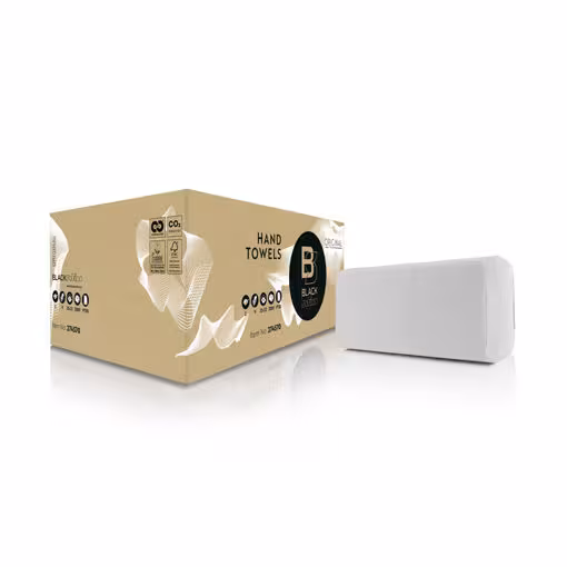 BlackSatino PT30 Handdoek V-vouw 2lgs 15x215 stuks Premium