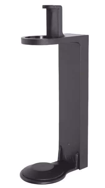 Houder 300ml pomp zwart schroef