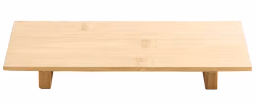 Bamboo tray met pootjes