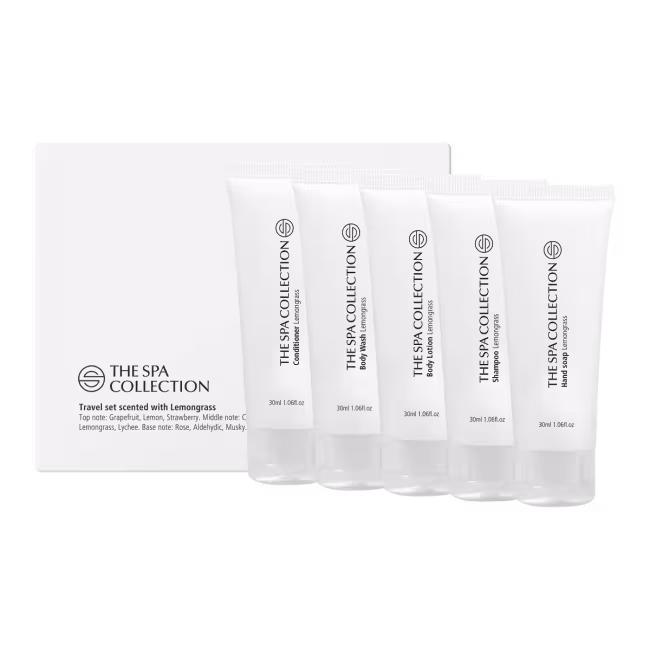 The Spa Collection Lemongrass travel set