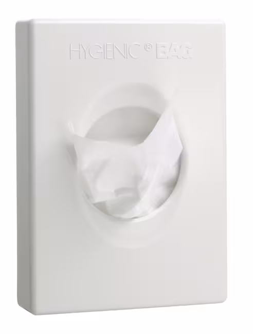 Houder hygienezakjes wit