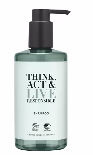 Think, Act & Live Responsible shampoo 300ml pomp