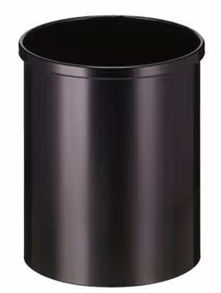 Ronde papierbak RVS 15L
